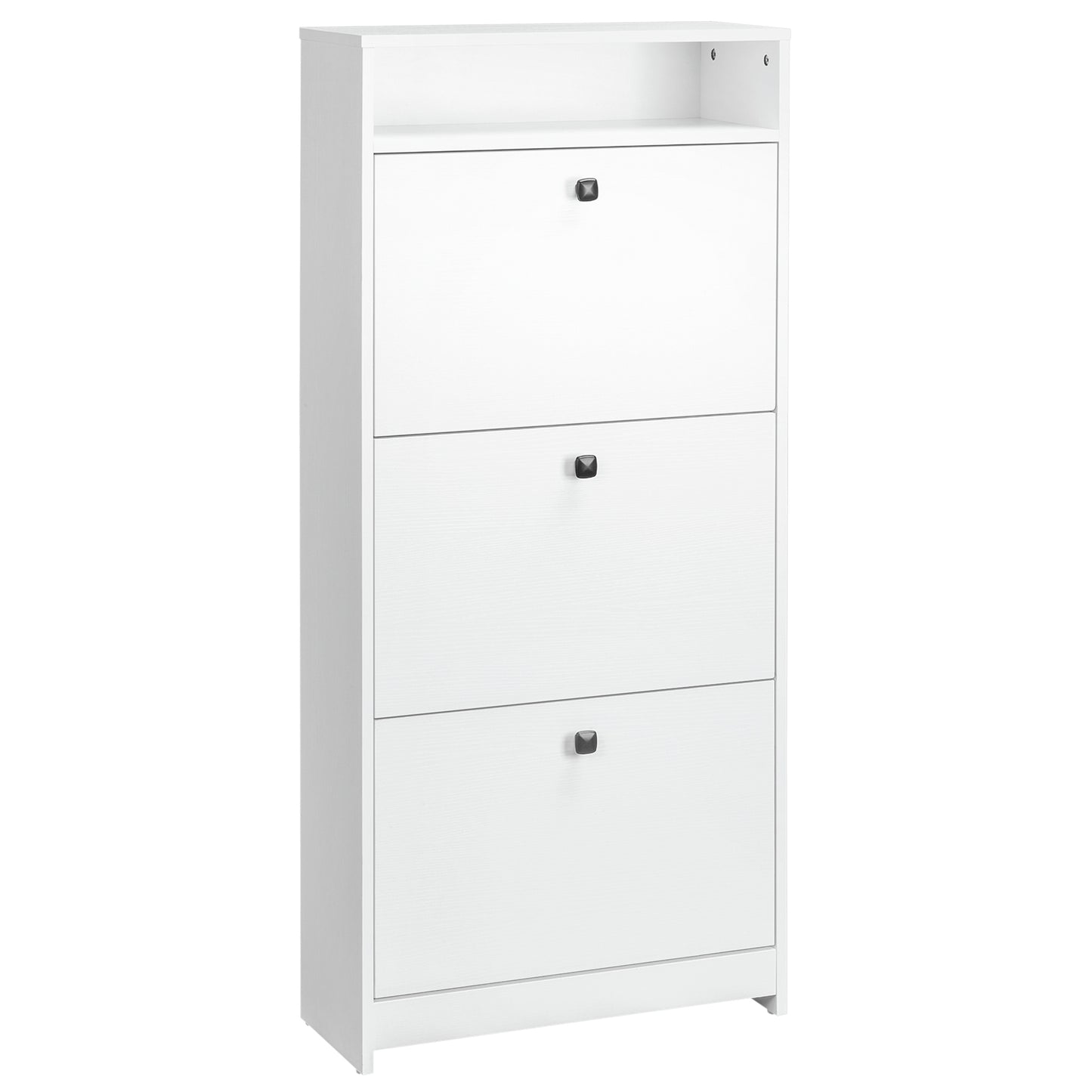 Shoe Storage Cabinet Footwear Organiser Space-saving  3 Drawers -White