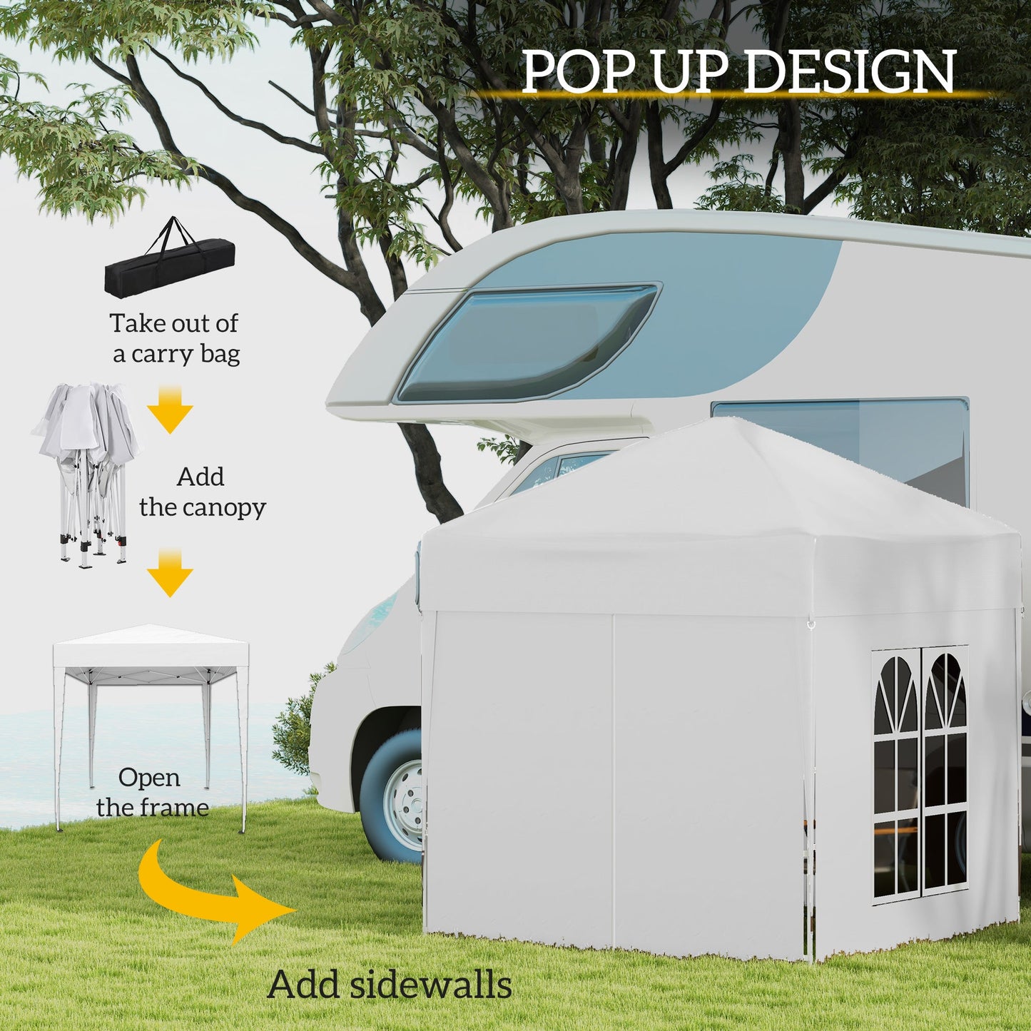 Outsunny Pop Up Gazebo