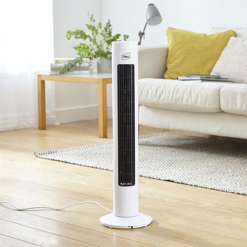 Neo 29" Aroma Scented 3 Speed Cooling Fan - White