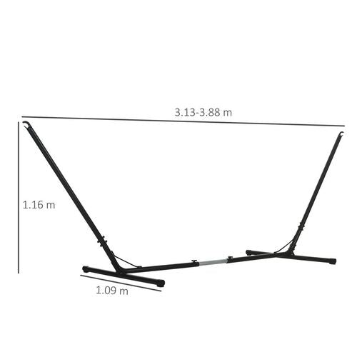 12ft/3.8m Hammock Stand Adjustable Universal Fit Garden Camping Picnic