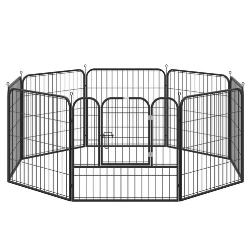 4 Sizes Pet Playpen Dog Rabbit Puppy Cage Folding Run Fence Metal Hutch