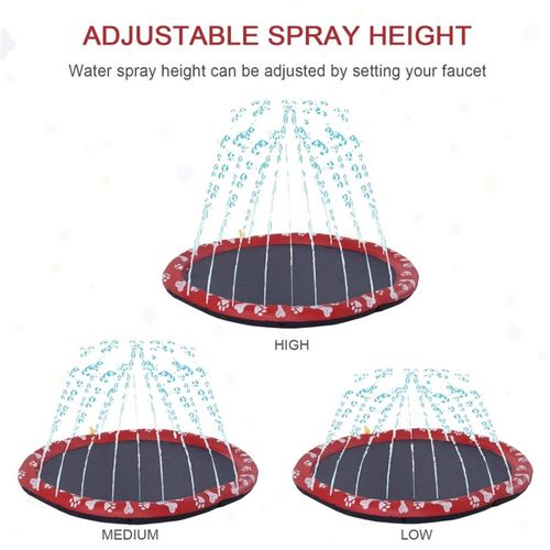 Pet splash sprinkler pad